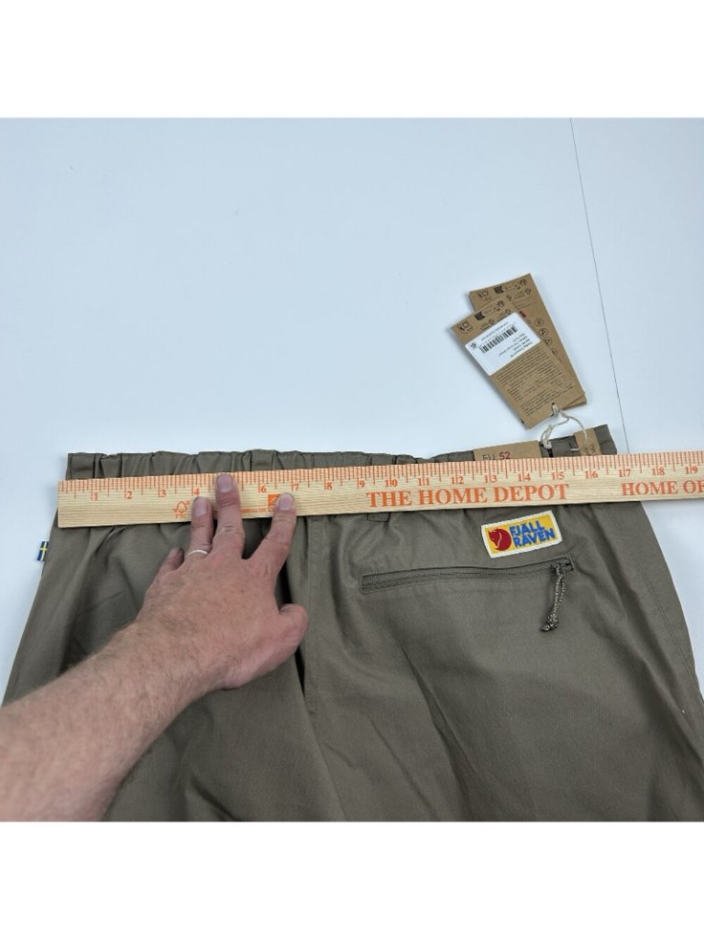 Fjallraven Men's Vardag Trouser 36" Suede Brown NEW 32 Inseam - Picture 12 of 12
